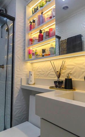Apartamento para alugar com 38m², 2 quartos e 1 vaga Apartamento para alugar com 38m², 2 quartos e 1 vagaBanheiro