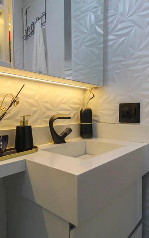 Apartamento para alugar com 38m², 2 quartos e 1 vaga Apartamento para alugar com 38m², 2 quartos e 1 vagaBanheiro