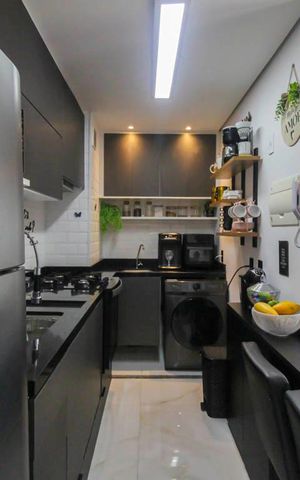 Apartamento para alugar com 38m², 2 quartos e 1 vaga Apartamento para alugar com 38m², 2 quartos e 1 vagaSala/Cozinha