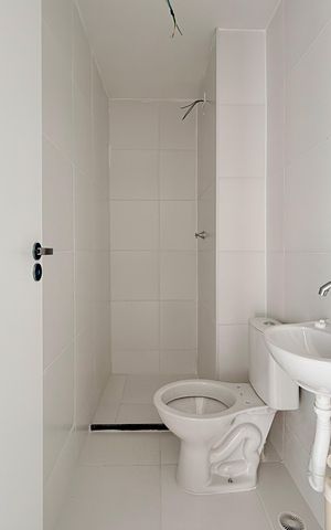 Apartamento à venda com 30m², 2 quartos e sem vaga Apartamento à venda com 30m², 2 quartos e sem vagaBanheiro