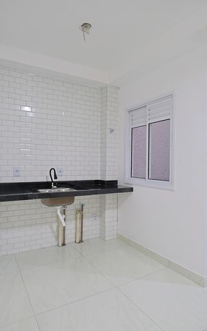 Studio à venda com 17m², 1 quarto e sem vagaCozinha e Área de Serviço