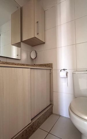 Apartamento para alugar com 70m², 2 quartos e 1 vaga Apartamento para alugar com 70m², 2 quartos e 1 vagaBanheiro social