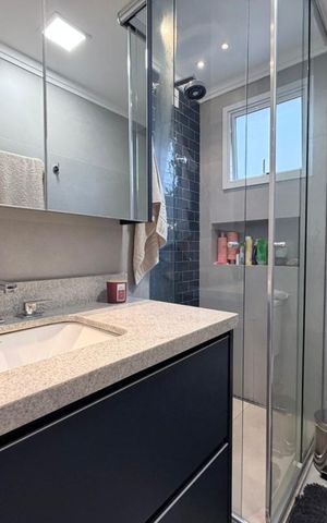 Apartamento à venda com 112m², 3 quartos e 2 vagasBanheiro