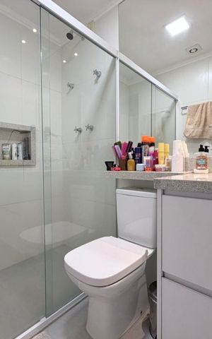 Apartamento à venda com 112m², 3 quartos e 2 vagasBanheiro