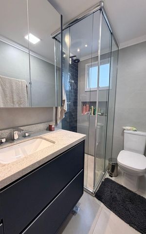 Apartamento à venda com 112m², 3 quartos e 2 vagasBanheiro