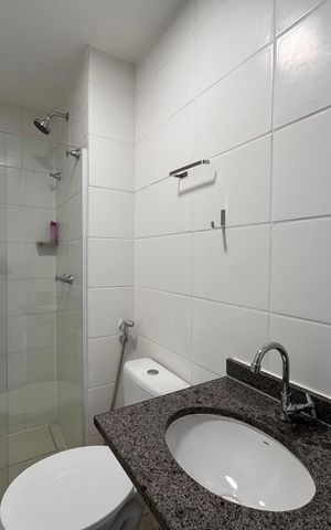 Apartamento à venda com 65m², 3 quartos e 1 vaga Apartamento à venda com 65m², 3 quartos e 1 vagaBanheiro Social