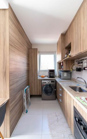 Apartamento à venda com 31m², 1 quarto e 1 vagaCozinha e Área de Serviço