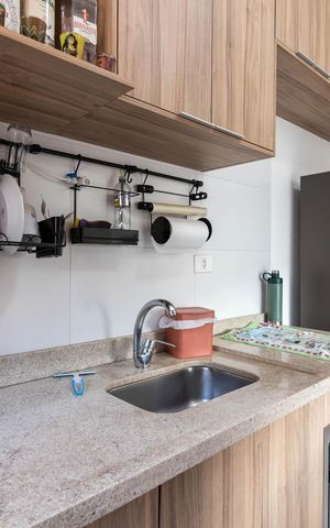 Apartamento à venda com 31m², 1 quarto e 1 vagaCozinha e Área de Serviço