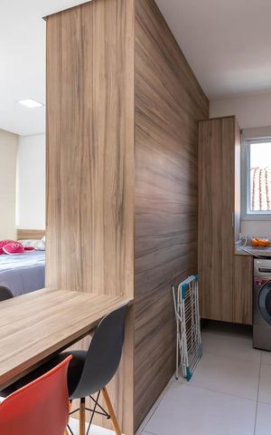 Apartamento à venda com 31m², 1 quarto e 1 vagaCozinha e Área de Serviço