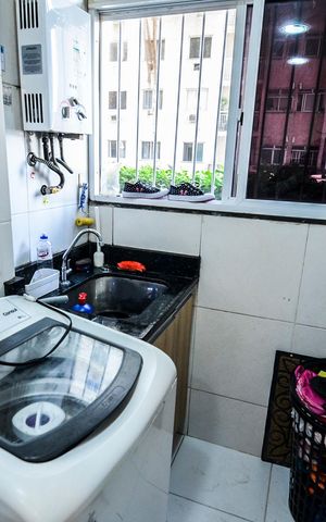 Apartamento à venda com 46m², 2 quartos e sem vaga Apartamento à venda com 46m², 2 quartos e sem vagaÁrea de Serviço