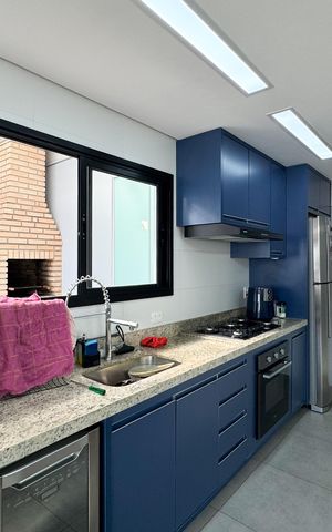 Apartamento para alugar com 127m², 3 quartos e 2 vagas Apartamento para alugar com 127m², 3 quartos e 2 vagasCozinha