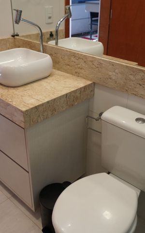 Apartamento para alugar com 79m², 2 quartos e 2 vagasBanheiro Social