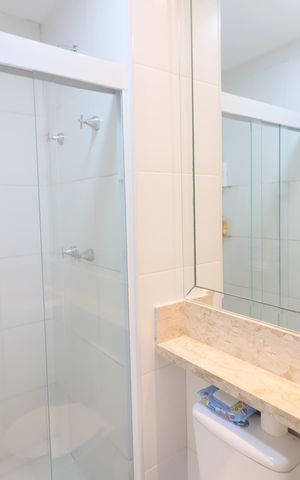 Apartamento à venda com 46m², 2 quartos e 1 vagaBanheiro