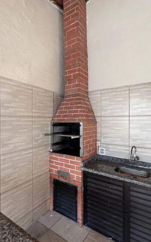 Casa para alugar com 94m², 3 quartos e 2 vagas Casa para alugar com 94m², 3 quartos e 2 vagasChurrasqueira