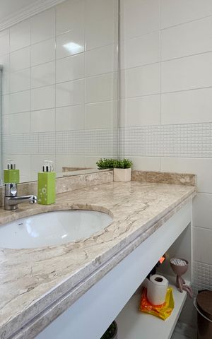 Apartamento à venda com 87m², 3 quartos e 2 vagas Apartamento à venda com 87m², 3 quartos e 2 vagasBanheiro Social