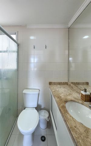 Apartamento à venda com 87m², 3 quartos e 2 vagas Apartamento à venda com 87m², 3 quartos e 2 vagasBanheiro da Suíte
