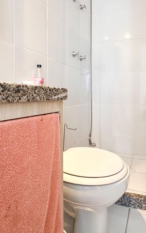 Apartamento para alugar com 45m², 2 quartos e 1 vaga Apartamento para alugar com 45m², 2 quartos e 1 vagaBanheiro Social
