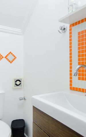 Casa de condomínio à venda com 107m², 2 quartos e 1 vagaSala - Lavabo