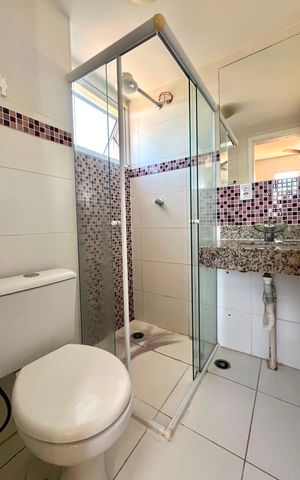 Apartamento para alugar com 70m², 3 quartos e 1 vagaBanheiro da Suíte 1