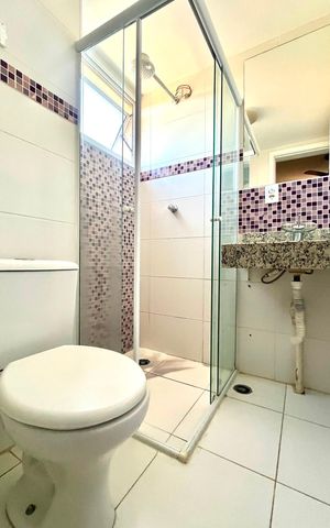 Apartamento para alugar com 70m², 3 quartos e 1 vagaBanheiro da Suíte 1