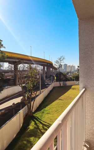 Apartamento para alugar com 37m², 2 quartos e sem vagaVaranda