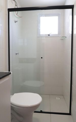 Apartamento para alugar com 52m², 2 quartos e 2 vagasBanheiro do Quarto 1
