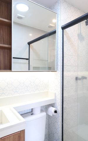 Apartamento para alugar com 37m², 2 quartos e sem vagaBanheiro 