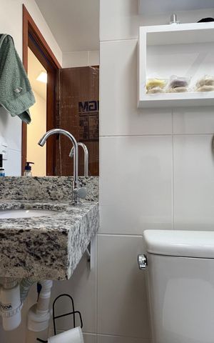 Apartamento para alugar com 50m², 2 quartos e 1 vaga Apartamento para alugar com 50m², 2 quartos e 1 vagaBanheiro Social