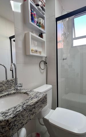 Apartamento para alugar com 50m², 2 quartos e 1 vaga Apartamento para alugar com 50m², 2 quartos e 1 vagaBanheiro Social