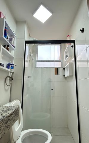 Apartamento à venda com 47m², 2 quartos e 1 vaga Apartamento à venda com 47m², 2 quartos e 1 vagaBanheiro