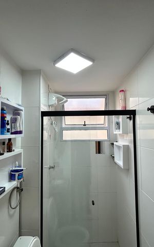 Apartamento à venda com 47m², 2 quartos e 1 vaga Apartamento à venda com 47m², 2 quartos e 1 vagaBanheiro