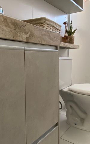 Apartamento à venda com 54m², 2 quartos e 1 vaga Apartamento à venda com 54m², 2 quartos e 1 vagaBanheiro 1