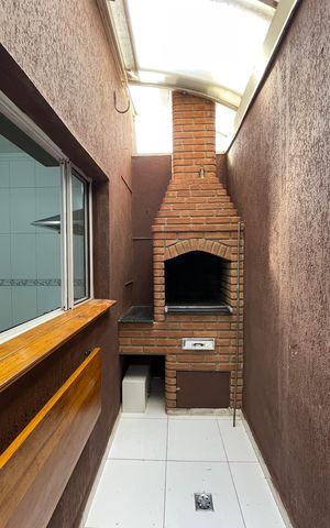 Casa de condomínio para alugar com 102m², 3 quartos e 2 vagas Casa de condomínio para alugar com 102m², 3 quartos e 2 vagasChurrasqueira