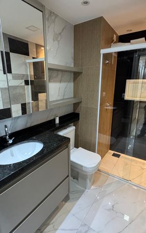 Apartamento para alugar com 64m², 2 quartos e 1 vaga Apartamento para alugar com 64m², 2 quartos e 1 vagaBanheiro