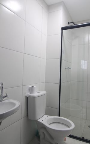 Apartamento para alugar com 36m², 2 quartos e sem vagaBanheiro