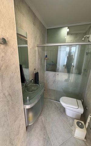 Apartamento para alugar com 74m², 1 quarto e 1 vaga Apartamento para alugar com 74m², 1 quarto e 1 vagaBanheiro
