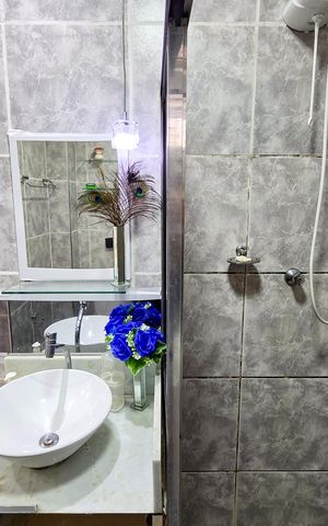 Studio para alugar com 50m², 1 quarto e sem vaga Studio para alugar com 50m², 1 quarto e sem vagaBanheiro