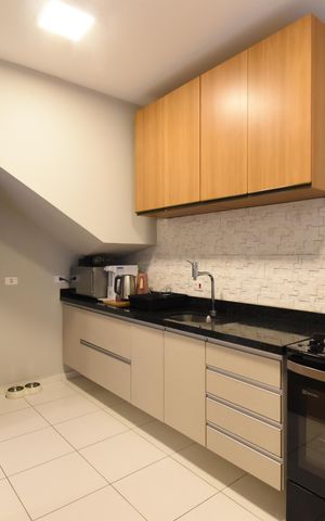 Casa de condomínio para alugar com 130m², 3 quartos e 2 vagasCozinha