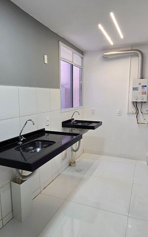 Apartamento para alugar com 48m², 2 quartos e 1 vaga Apartamento para alugar com 48m², 2 quartos e 1 vagaSala/Cozinha