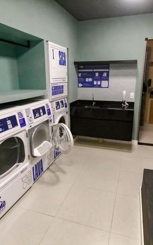 Apartamento para alugar com 40m², 2 quartos e sem vaga Apartamento para alugar com 40m², 2 quartos e sem vagaLavanderia
