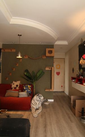 Apartamento à venda com 68m², 3 quartos e 2 vagasSala