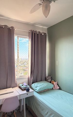 Apartamento à venda com 65m², 2 quartos e 1 vagaQuarto 1