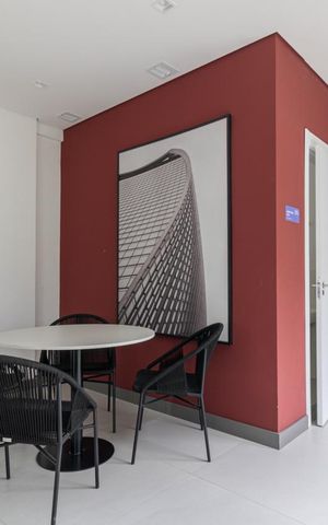 Apartamento à venda com 27m², 1 quarto e sem vagaÁrea comum - Salão de festas