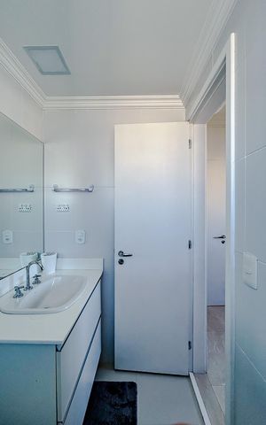 Apartamento à venda com 164m², 3 quartos e 4 vagasBanheiro da Suíte 3