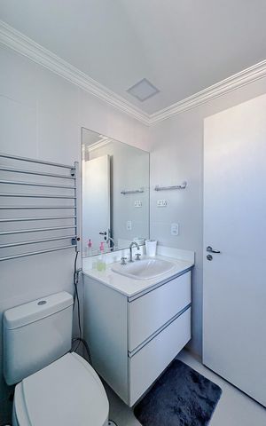 Apartamento à venda com 164m², 3 quartos e 4 vagasBanheiro da Suíte 3