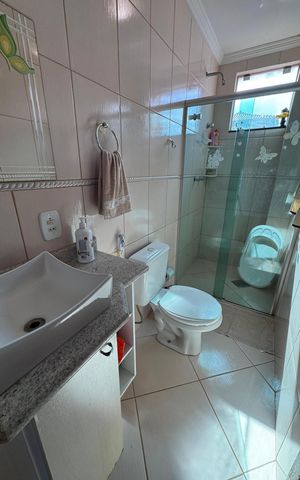 Casa à venda com 390m², 6 quartos e 7 vagas Casa à venda com 390m², 6 quartos e 7 vagasBanheiro da Suíte 1 Anexo 1