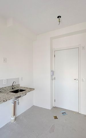 Studio à venda com 28m², 1 quarto e sem vaga Studio à venda com 28m², 1 quarto e sem vagaCozinha