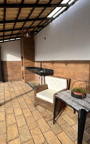 Casa para alugar com 280m², 2 quartos e 2 vagas Casa para alugar com 280m², 2 quartos e 2 vagasÁrea comum - Churrasqueira