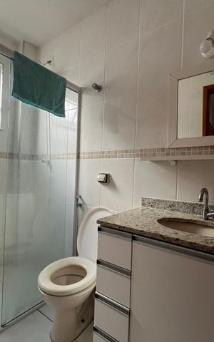 Apartamento para alugar com 81m², 2 quartos e 1 vaga Apartamento para alugar com 81m², 2 quartos e 1 vagaBanheiro