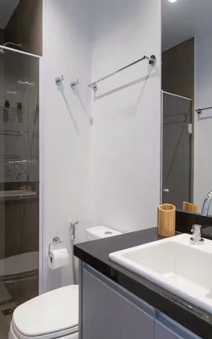 Apartamento à venda com 32m², 1 quarto e 1 vaga Apartamento à venda com 32m², 1 quarto e 1 vagaBanheiro